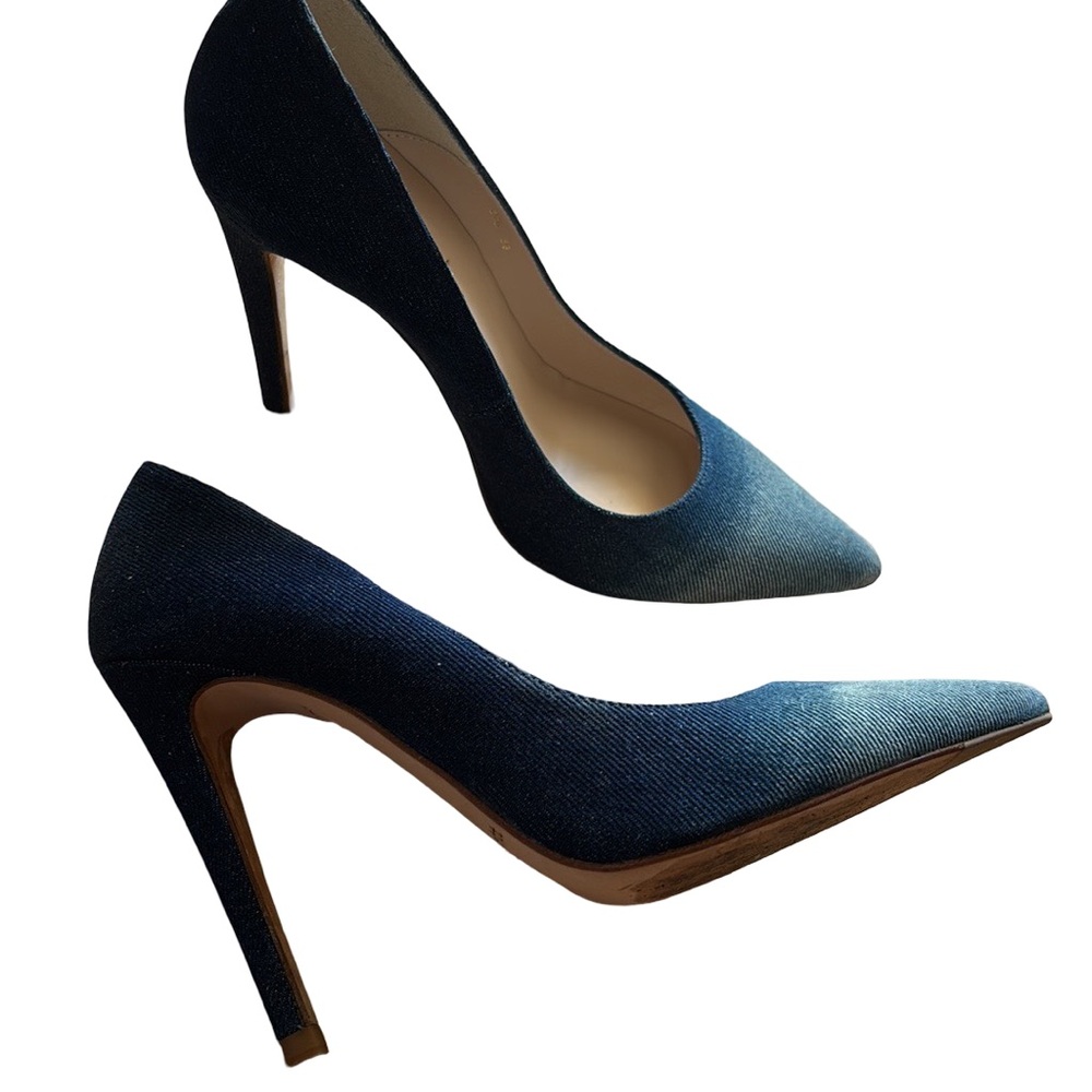 LK Bennett Blue DENIM Stiletto Pumps